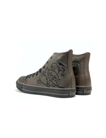 baskets sneakers tattoo flower hi converse