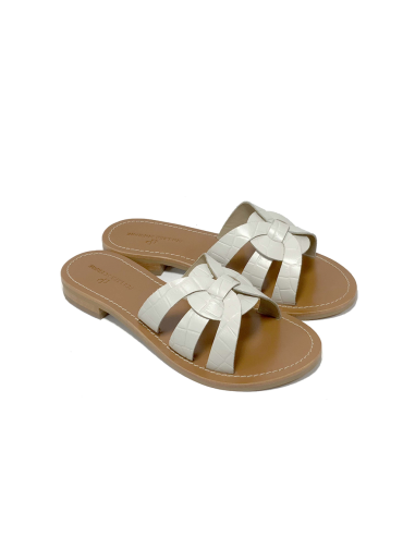 sandales nu-pieds calcutta couleur pourpre