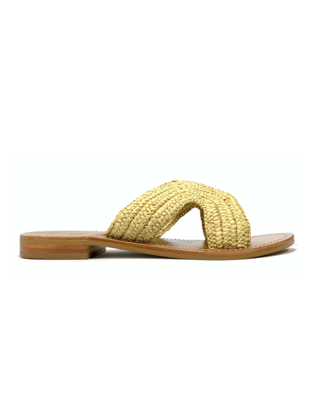 sandales nu-pieds loni couleur pourpre