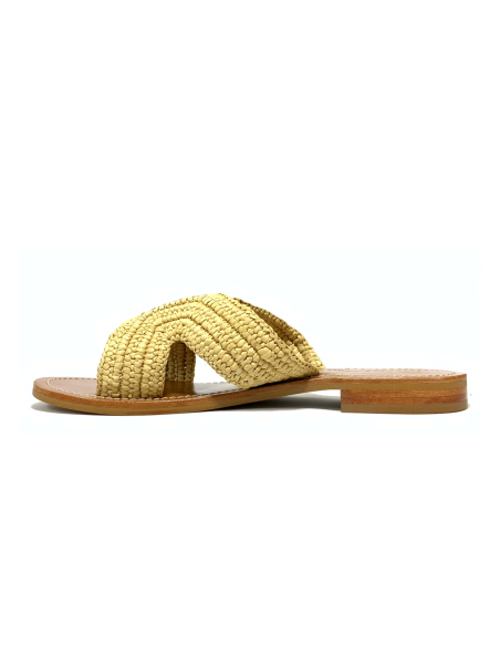 sandales nu-pieds loni couleur pourpre