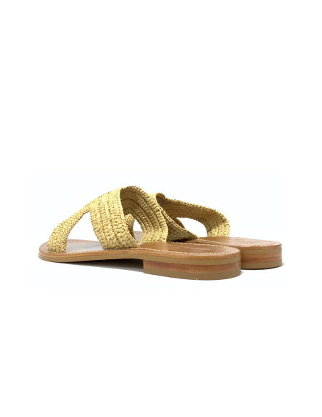 sandales nu-pieds loni couleur pourpre