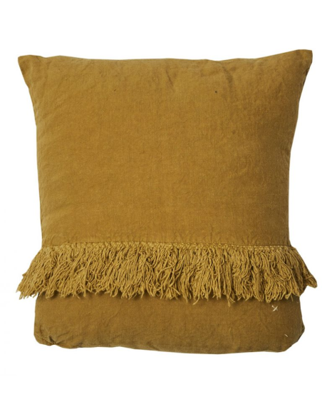coussin frangé (35x35cm) (garniture incluse) bed and philosophy
