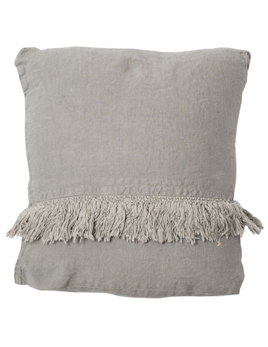 coussin frangé (35x35cm) (garniture incluse)