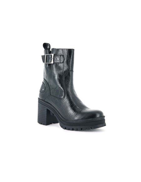 boots-bottines mona 01 croco palladium manufacture