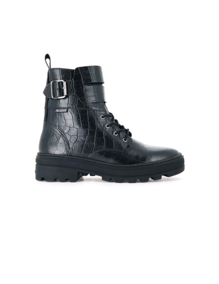boots-bottines cult 03 croco palladium manufacture
