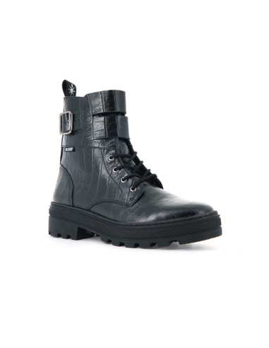 boots-bottines cult 03 croco palladium manufacture