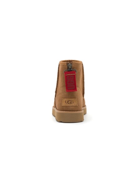 boots-bottines classic mini logo zip ugg