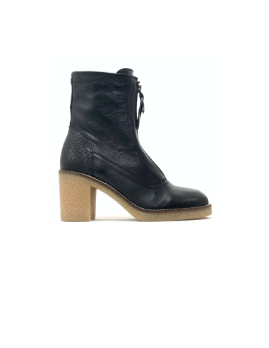 boots-bottines frans rose metal