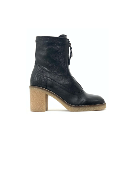 boots-bottines frans rose metal