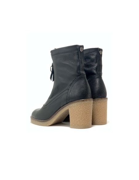 boots-bottines frans rose metal