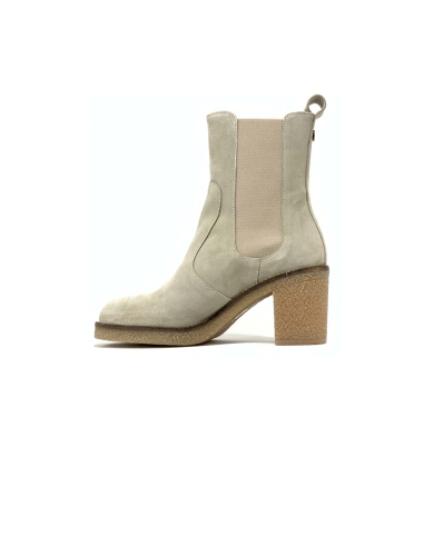 boots-bottines fransart rose metal