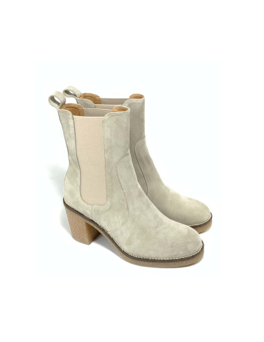 boots-bottines fransart rose metal