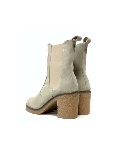 boots-bottines fransart rose metal