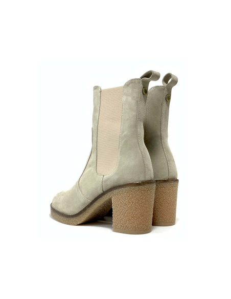 boots-bottines fransart rose metal