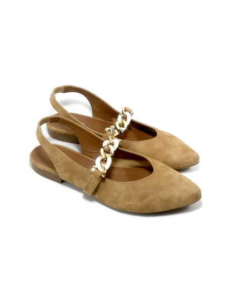 ballerines giulia peau reqins