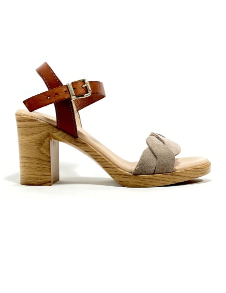 sandales nu-pieds coise coco & abricot