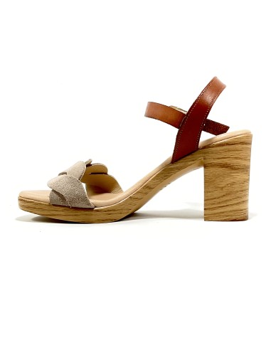 sandales nu-pieds coise coco & abricot