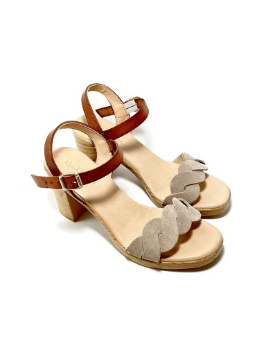 sandales nu-pieds coise coco & abricot
