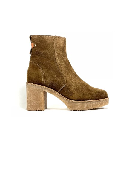 boots-bottines fredille rose metal