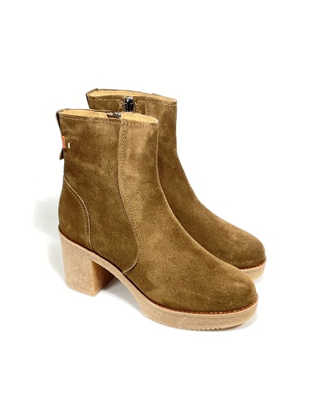boots-bottines fredille rose metal