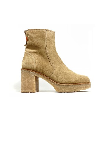 boots-bottines fredille rose metal