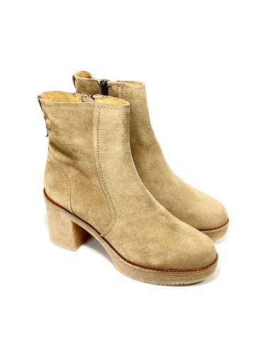 boots-bottines fredille rose metal