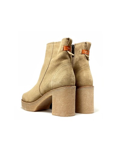 boots-bottines fredille rose metal