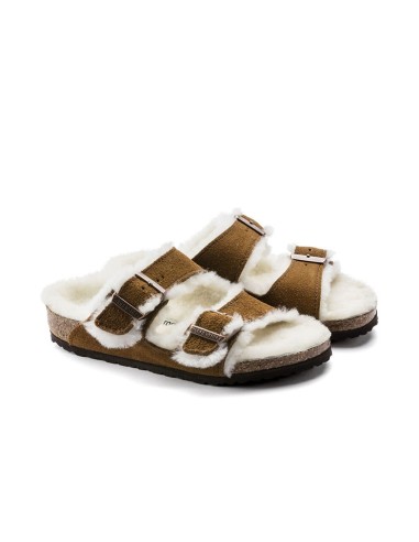 sandales nu-pieds arizona vl shearling birkenstock