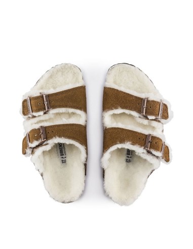 sandales nu-pieds arizona vl shearling birkenstock