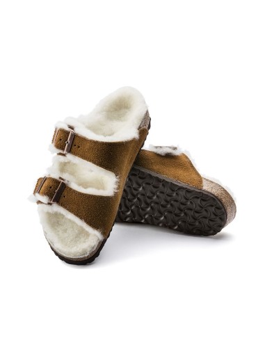 sandales nu-pieds arizona vl shearling birkenstock
