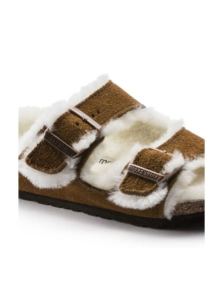 sandales nu-pieds arizona vl shearling birkenstock