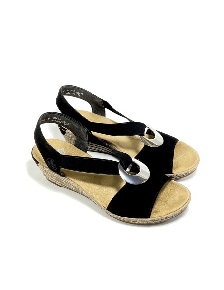 sandales nu-pieds 624h6-00 rieker