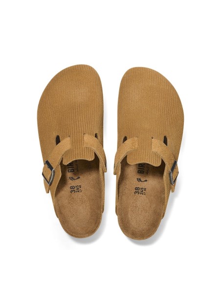 sandales nu-pieds boston suede embossed birkenstock