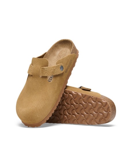 sandales nu-pieds boston suede embossed birkenstock