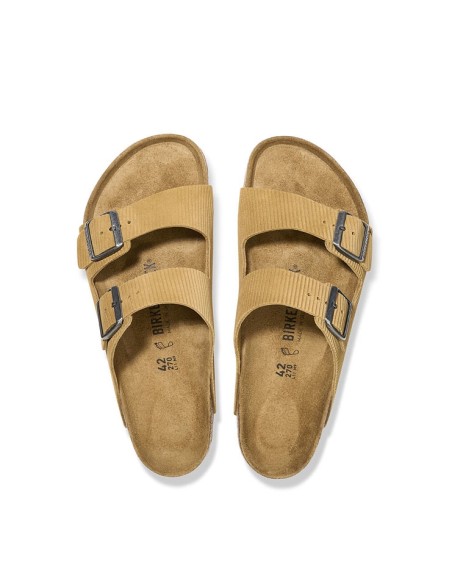 sandales nu-pieds arizona suede embossed birkenstock